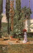 Mariano Fortuny y Marsal Fortuny-s Garden Sweden oil painting artist